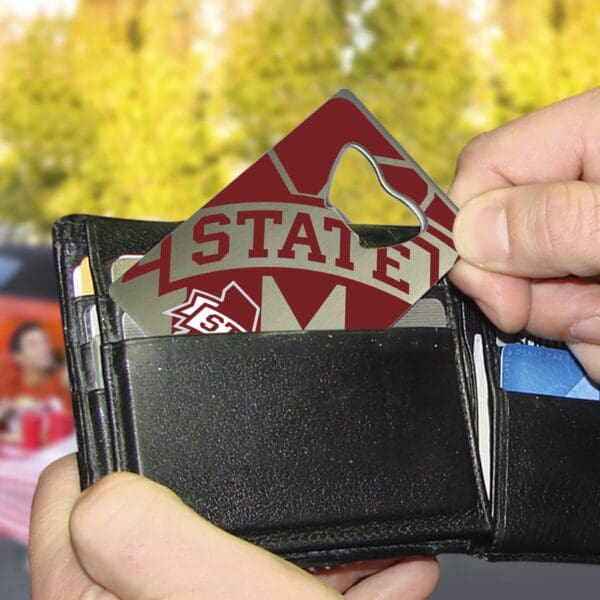 Mississippi State Bulldogs Credit Card Style Bottle Opener - 2 x 3.25